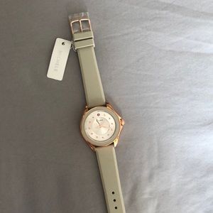 Michele watch silicone band